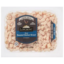 Longmont Roasted Diced Chicken Breast 9 oz