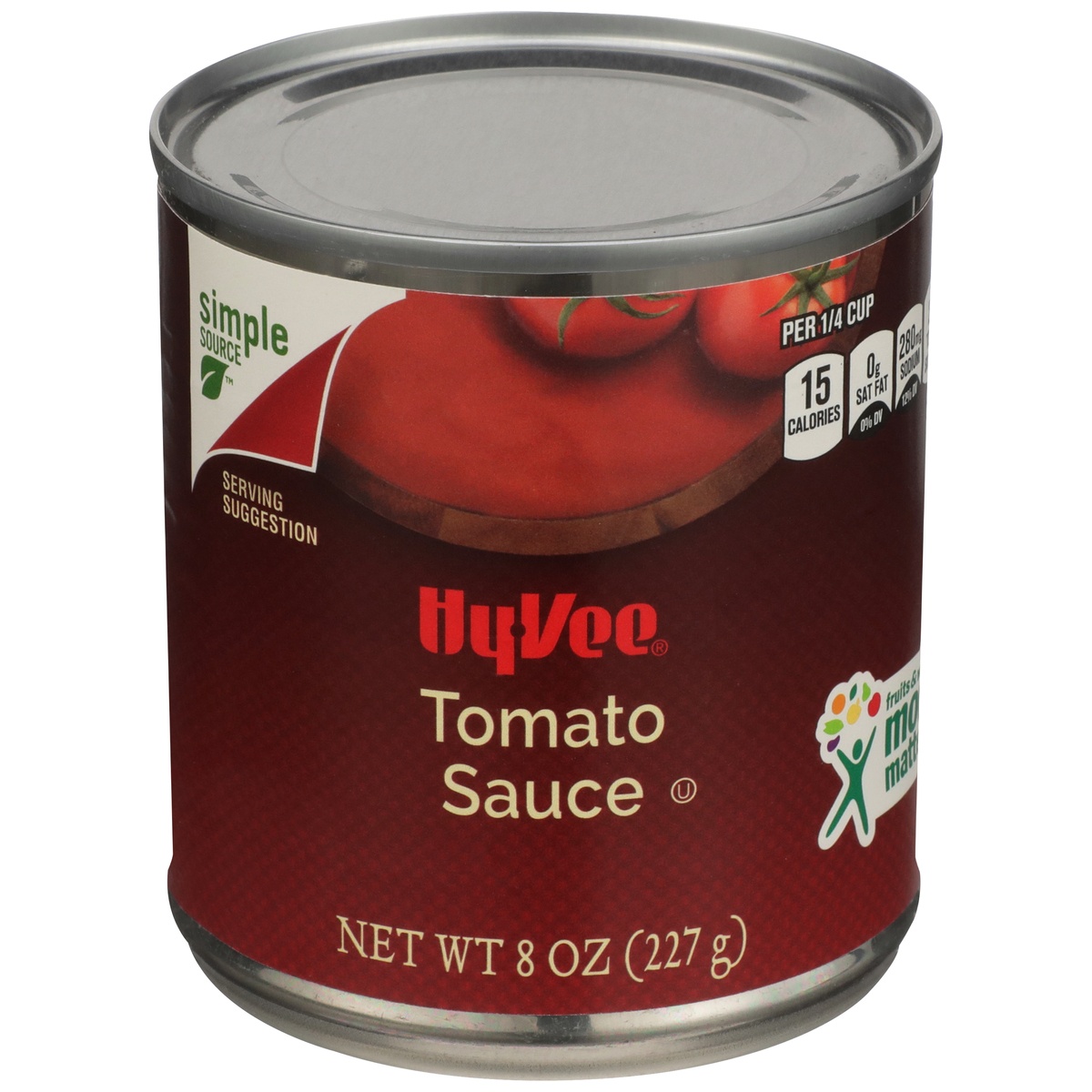 slide 1 of 1, Hy-vee Tomato Sauce, 8 oz