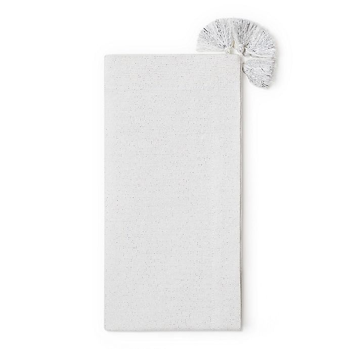 slide 1 of 1, Kate Spade New York Tinsel Tassel Napkin - Silver, 1 ct