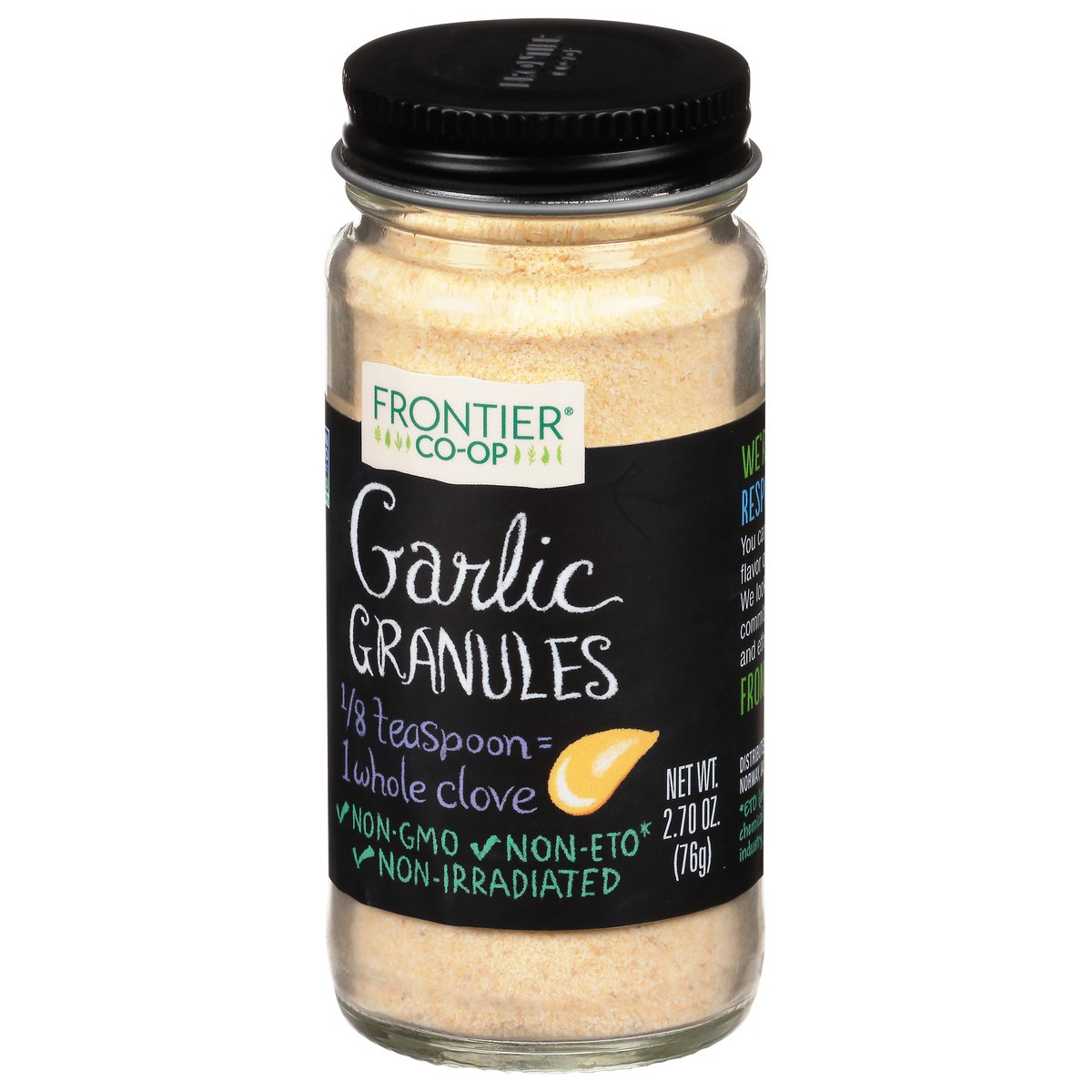 slide 6 of 9, Frontier Co-Op Garlic Granules 2.70 oz, 2.7 oz