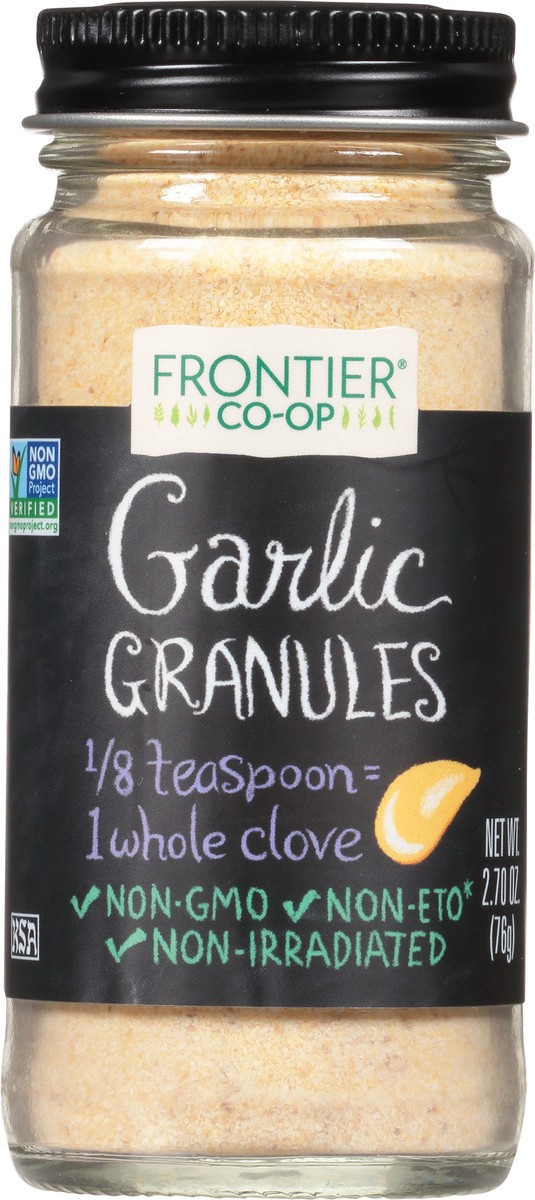 slide 3 of 9, Frontier Co-Op Garlic Granules 2.70 oz, 2.7 oz