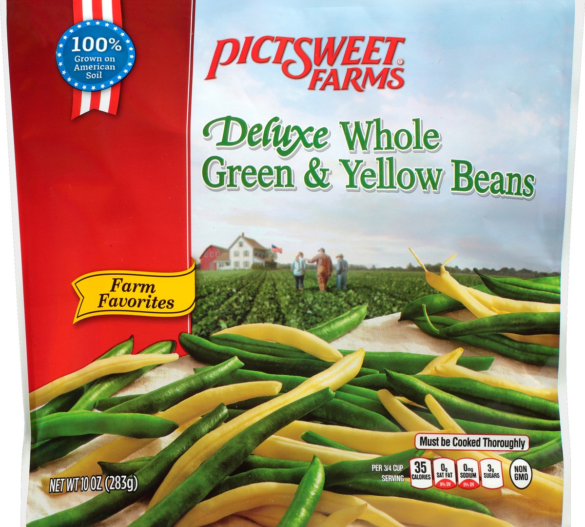 slide 5 of 6, PictSweet Deluxe Green & Yellow Whole Bean, 10 oz