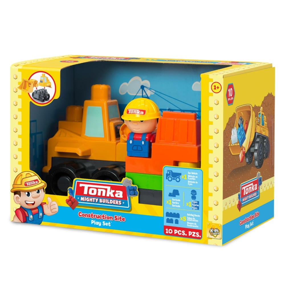 slide 1 of 1, Tonka Mighty Builders Construction Site Playset, 10 ct