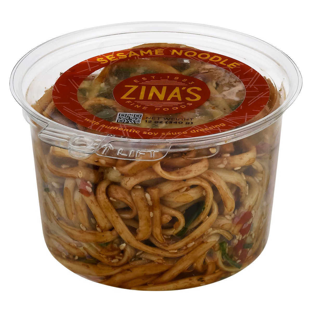 slide 13 of 14, Zina's sesame noodle salad, 12 oz
