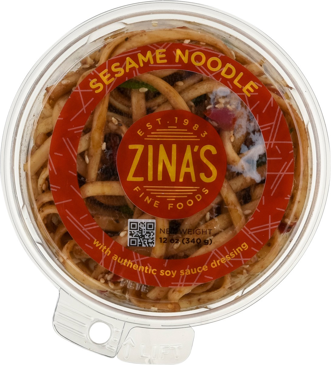 slide 6 of 14, Zina's sesame noodle salad, 12 oz