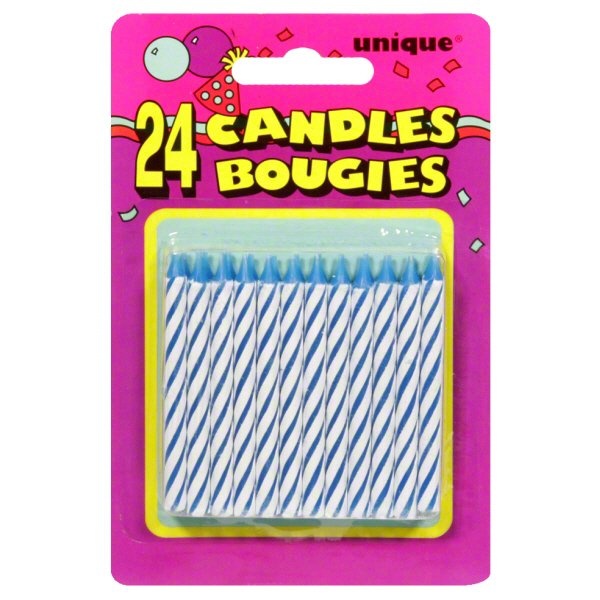 slide 1 of 1, Unique Industries Candles, 24 ct