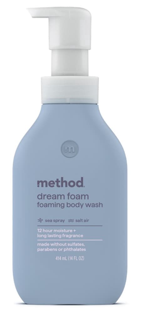 slide 1 of 2, method Foaming Body Wash Sea Spray + Salt Air, 14 fl oz