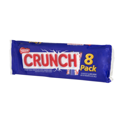 slide 1 of 1, Crunch Candy Bars, 8 ct