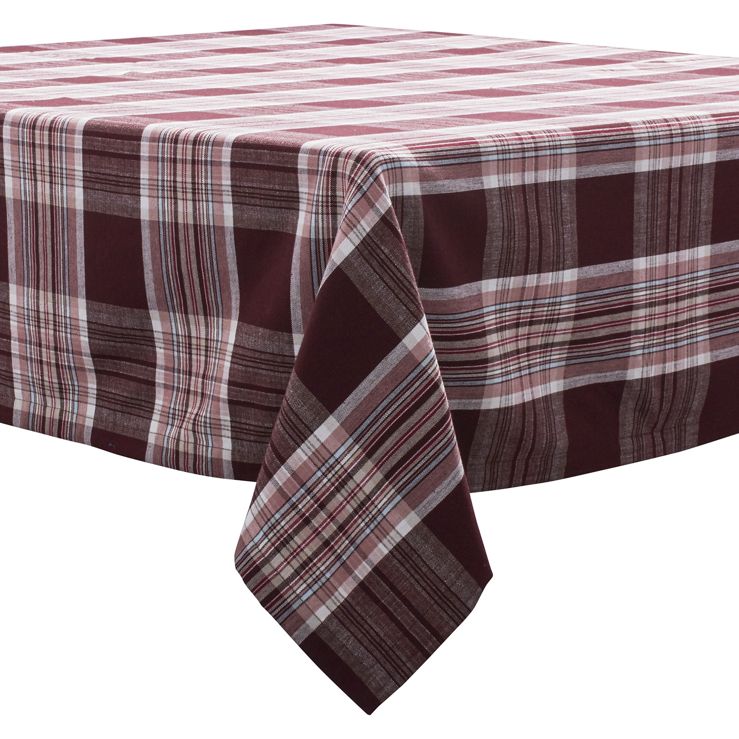 slide 1 of 1, Sur La Table Fall Harvest Plaid Tablecloths, 70 in x 108 in