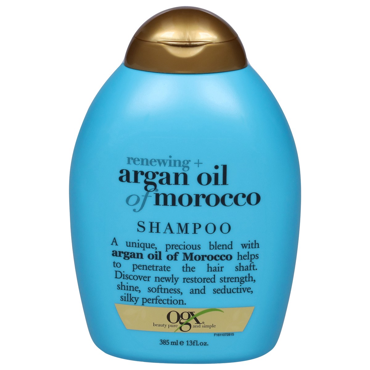 slide 1 of 9, OGX Renewing + Argan Oil of Morocco Shampoo, Damage Repairing Shampoo & Argan Oil to Help Strengthen & Repair Dry, Damaged Hair, Paraben-Free, Sulfate-Free Surfactants, 13 fl. Oz, 385 ml