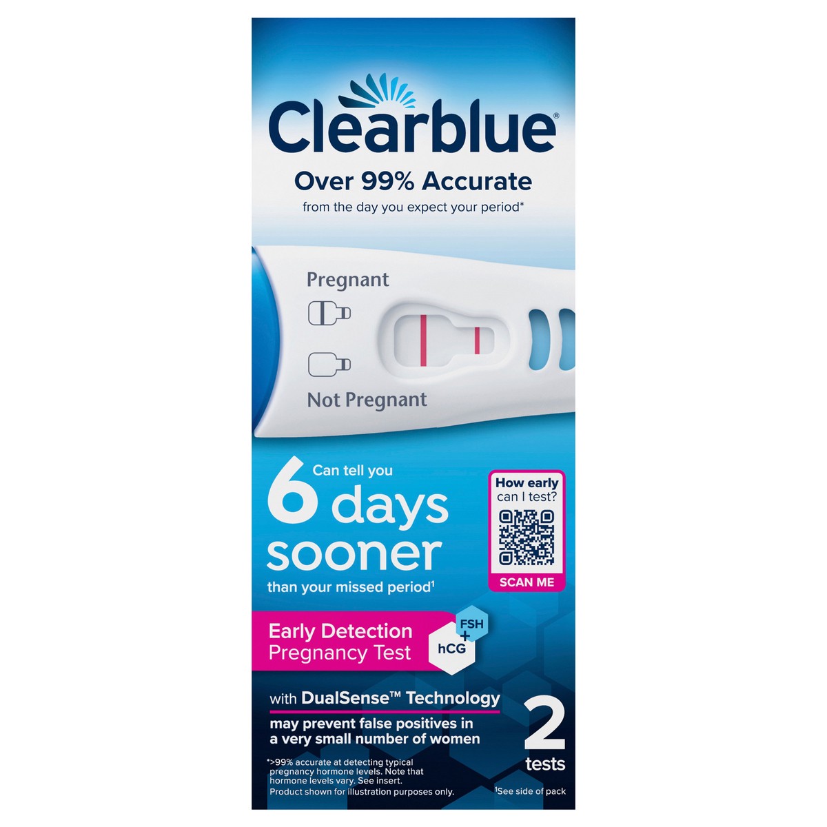 slide 1 of 7, Clearblue Pregnancy, 2 ct