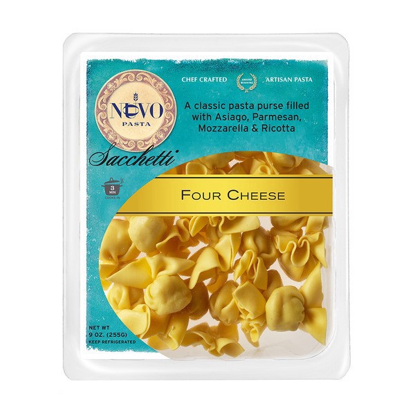 slide 1 of 1, Nuovo Four Cheese Sacchetti, 9 oz