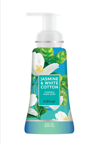 slide 1 of 1, Softsoap Jasmine & White Cotton Fragrance Collection Hand Soap, 8 fl oz