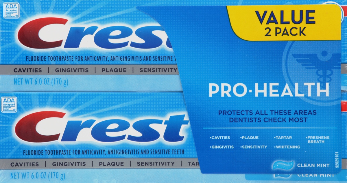 slide 4 of 6, Crest Toothpaste, 2 ct