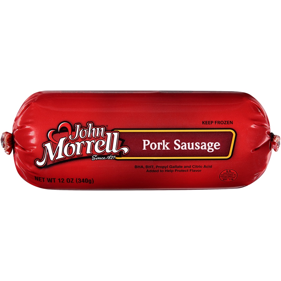 slide 1 of 7, John Morrell Pork Sausage Chub, 12 oz