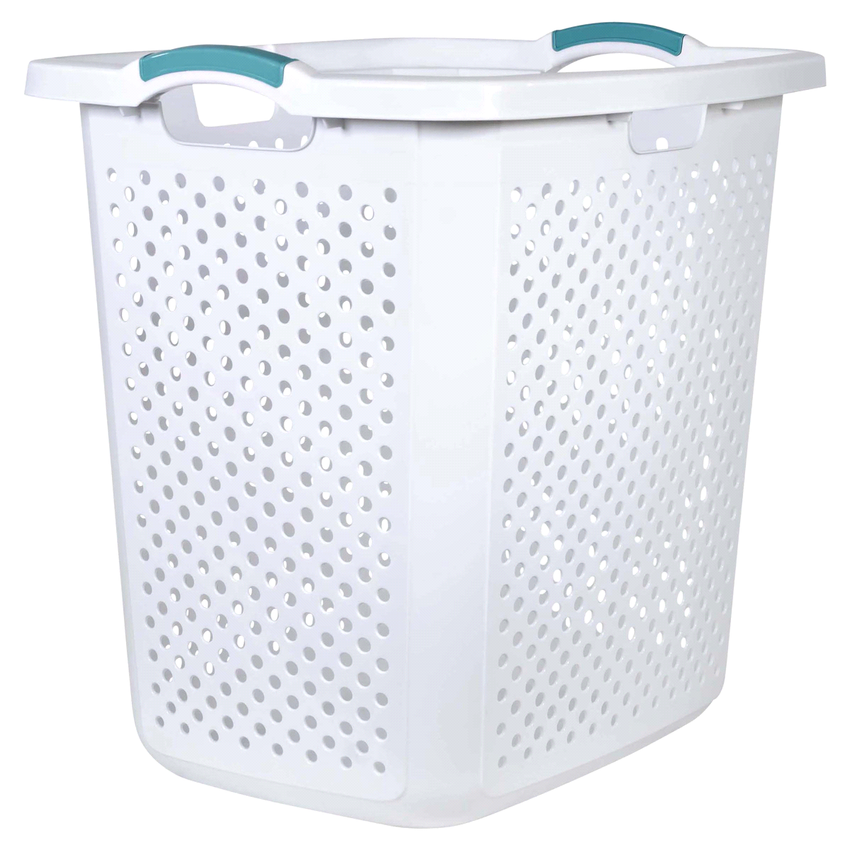 slide 1 of 5, Home Logic 2.5-Bushel Plastic Laundry Hamper, 2.5 bu