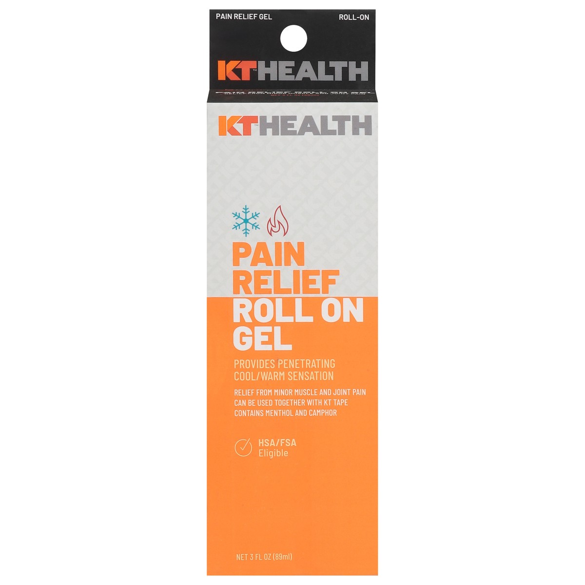 slide 1 of 9, KT Health Roll On Gel Pain Relief 3 fl oz, 3 oz