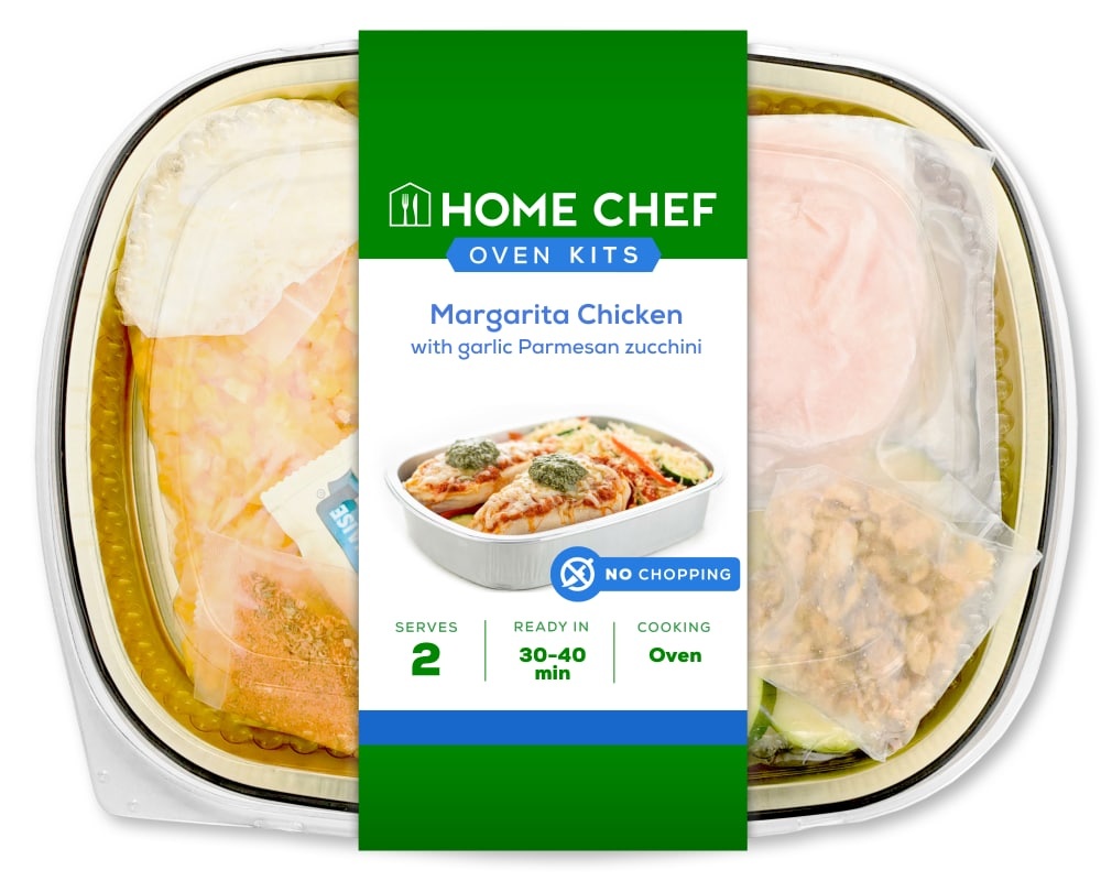 slide 1 of 1, Home Chef Oven Kit Margarita Chicken With Garlic Parmesan Zucchini, 32 oz