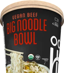 Ocean's Halo Organic Vegan Beef Big Bowl of Noodles 4.02 oz