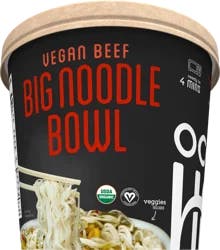 Ocean's Halo Organic Vegan Beef Big Bowl of Noodles 4.02 oz