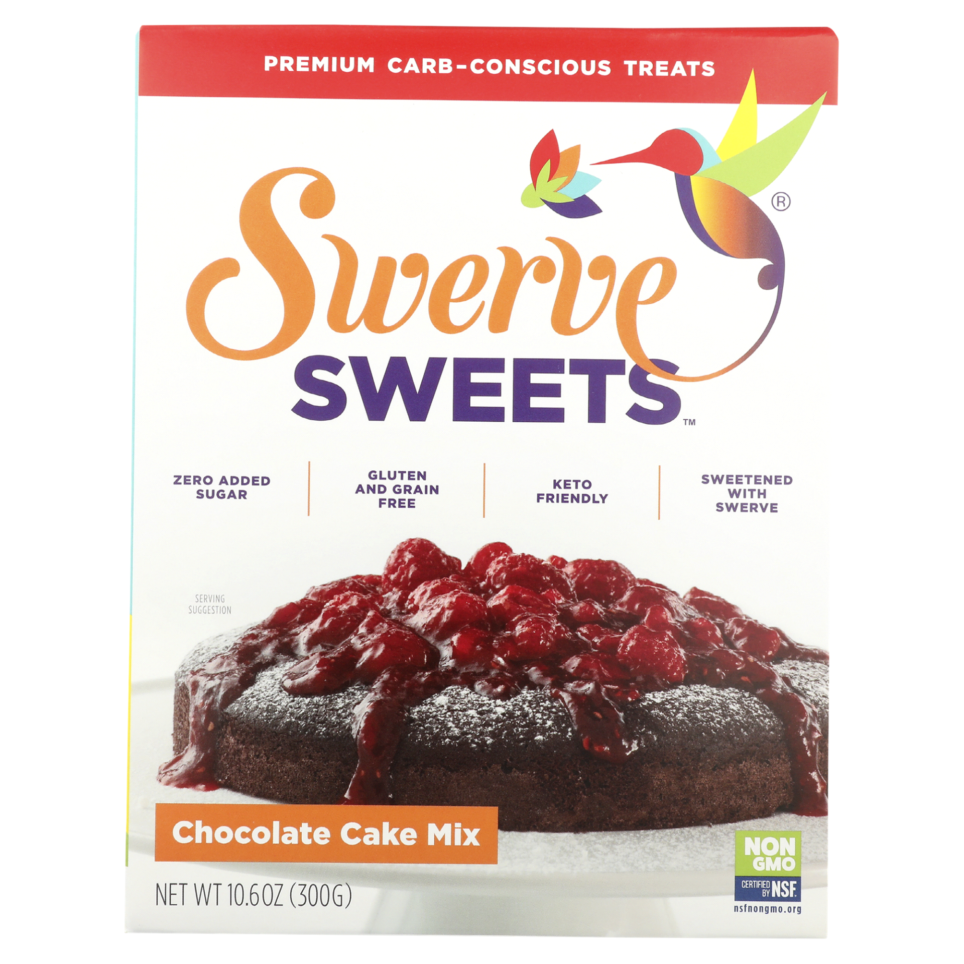 slide 1 of 13, Swerve Keto Friendly Chocolate Cake Mix 10.6 oz, 10.6 oz