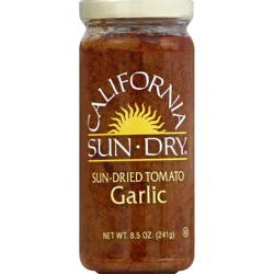 California Sun Dry Sun-Dried Tomato, Garlic - 8.5 oz