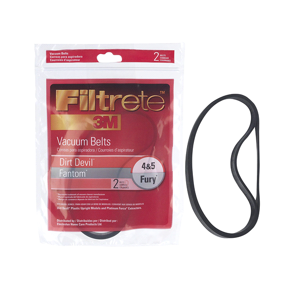 slide 1 of 1, Filtrete Dirt Devil 4 & 5 Belt, 2 ct