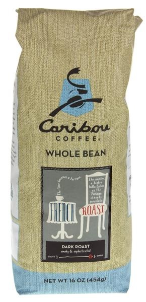 slide 1 of 1, Caribou Coffee Whole Bean French Roast Dark Roast Coffee - 16 oz, 16 oz