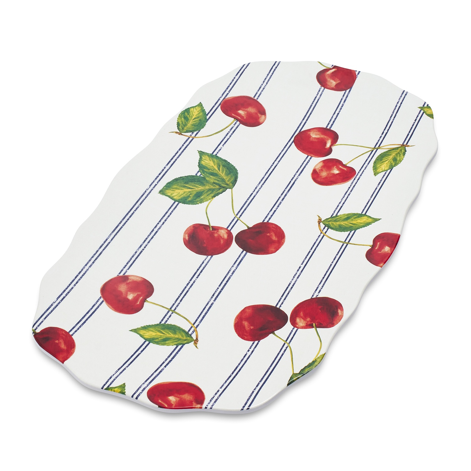 slide 1 of 1, Sur La Table Cherry Melamine Platter, 14.3 in x 7.8 in