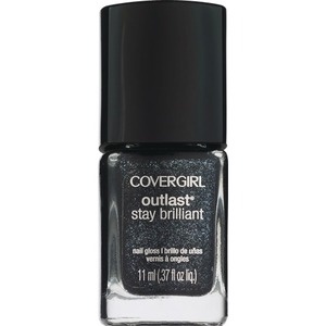 slide 1 of 1, Covergirl Outlast Stay Brilliant Nail Gloss, Diva After Dark, 0.37 oz