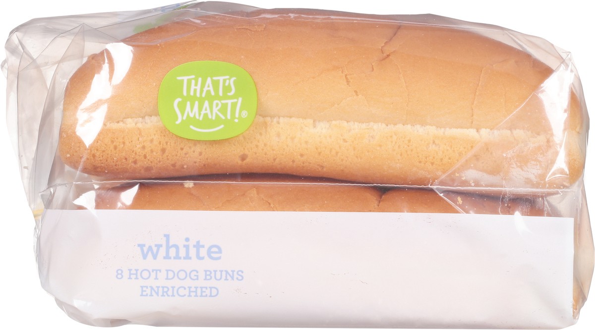 slide 4 of 9, That's Smart! Enriched White Hot Dog Buns 8 ea, 8 ct