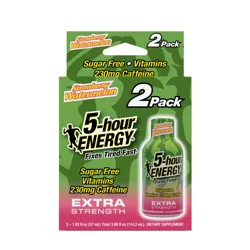 5-hour ENERGY, Extra Strength, Strawberry Watermelon, 2 Pack, 1.93 oz.