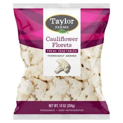 Taylor Farms Cauliflower Florets 10 Ounces
