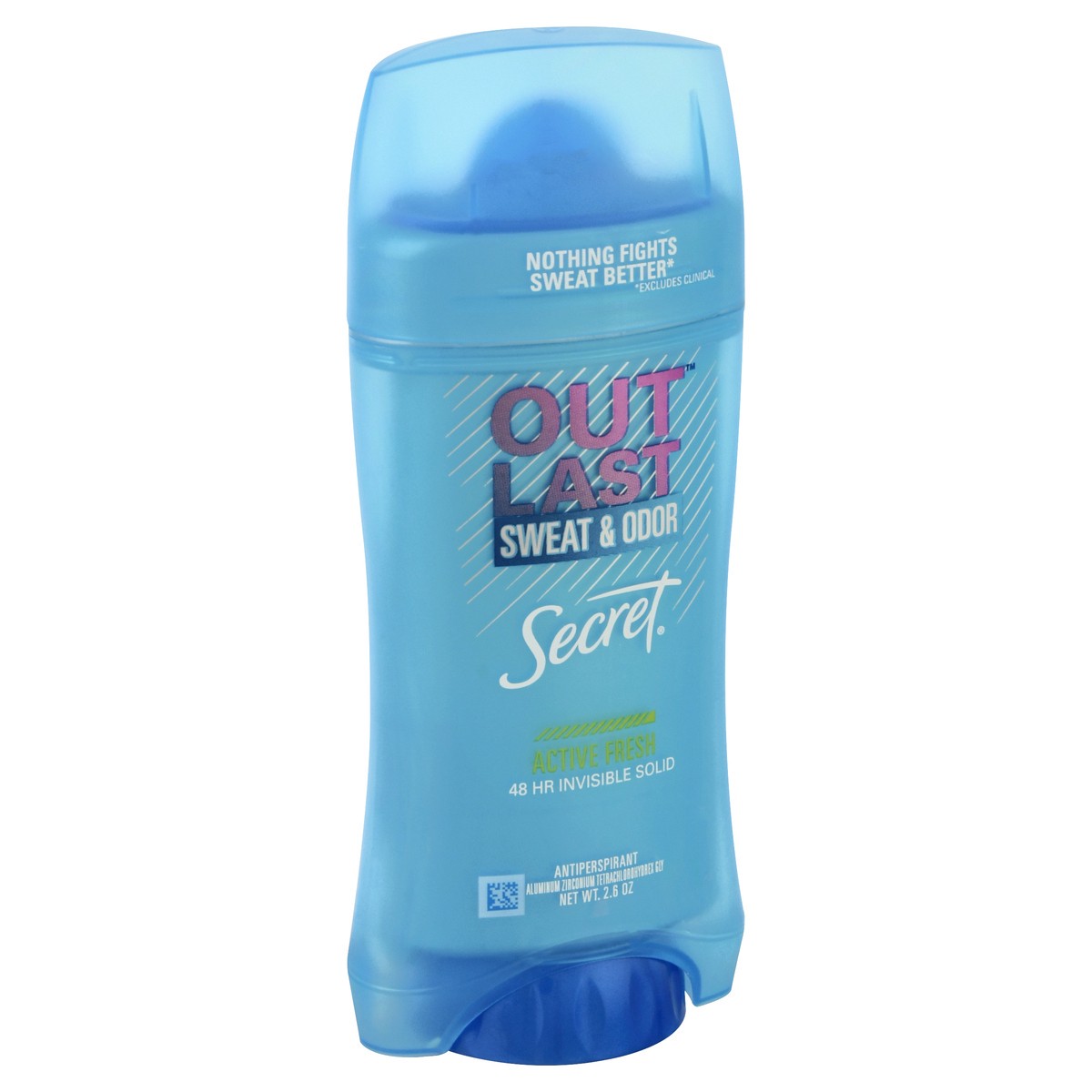 slide 2 of 9, Secret Outlast Active Fresh Invisible Solid Deodorant, 2.6 oz