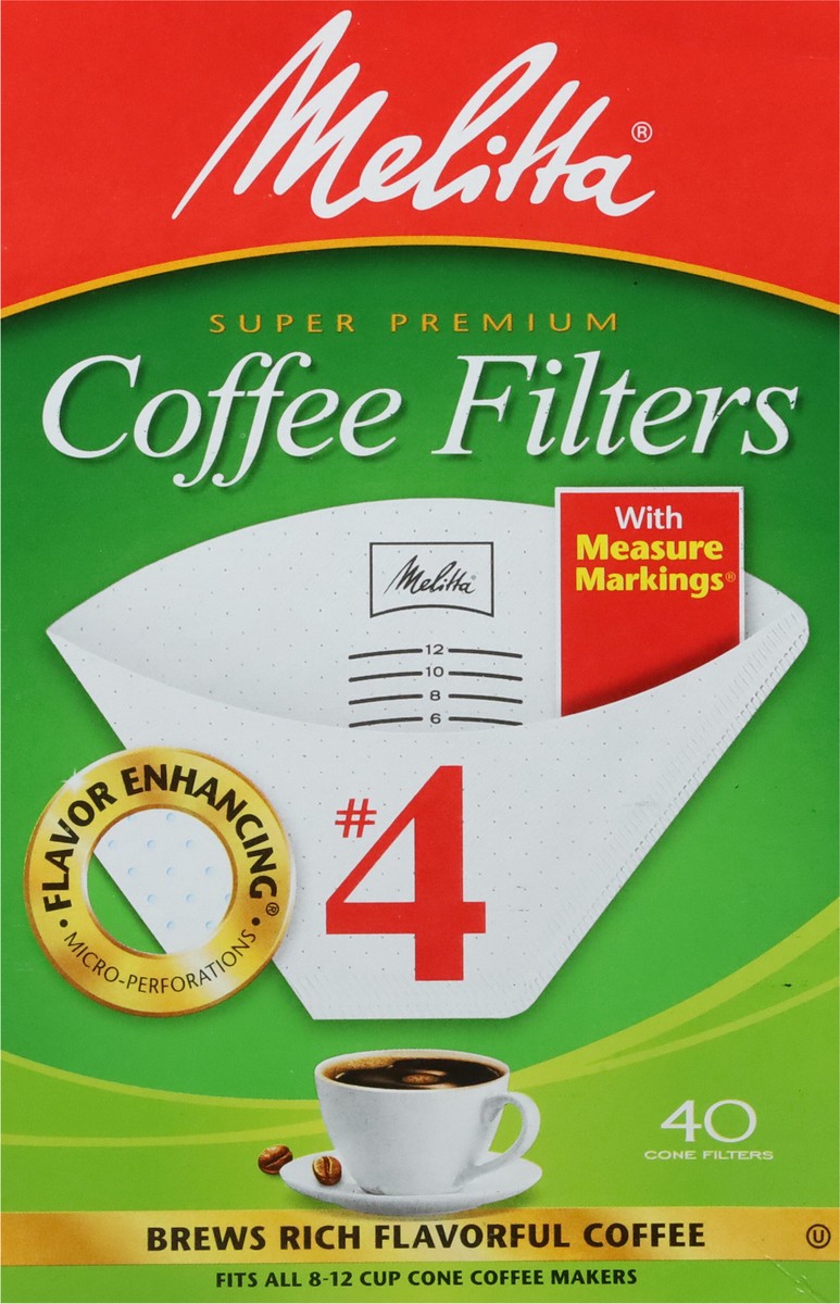 slide 2 of 12, Melitta No. 4 Coffee Filters - 40 ct, 40 ct