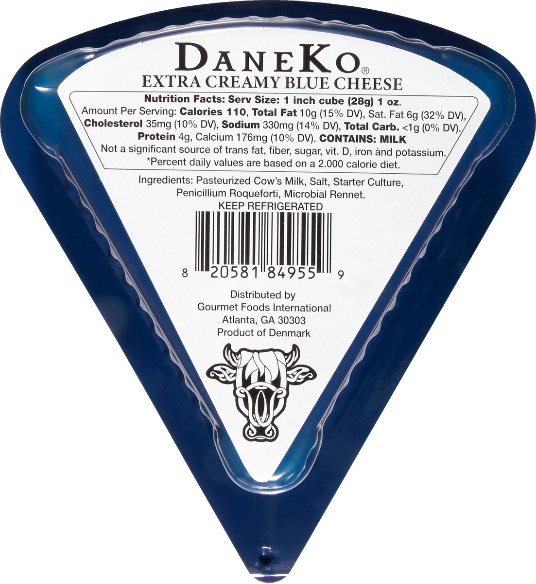 slide 6 of 12, DaneKo Blue Cheese, 4 oz