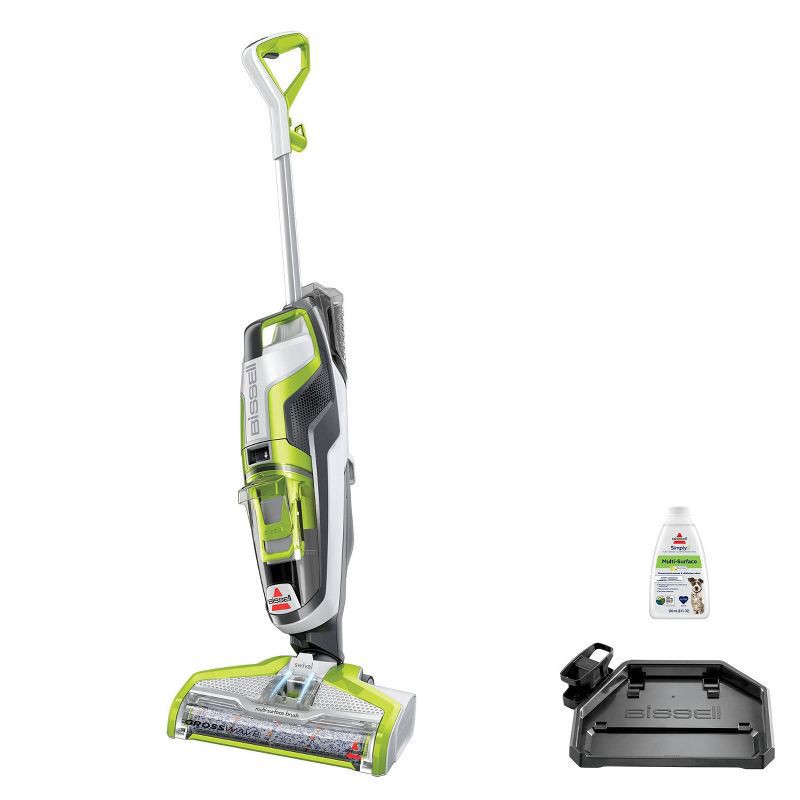 slide 1 of 14, Bissell Crosswave Wet Dry Vacuum - Green/Black/White, 1 ct