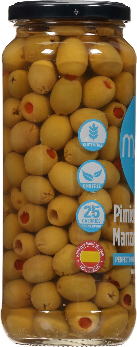 slide 2 of 8, Mario Manzanilla Stuffed Pimento Olives, 13 oz