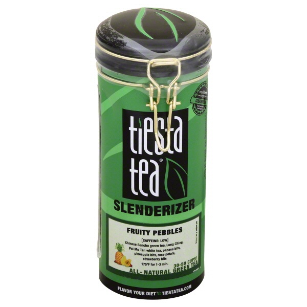 slide 1 of 1, Tiesta Tea Green Slenderizer Fruity Pebbles, 4 oz