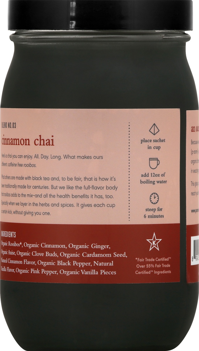 slide 9 of 9, Paromi Tea Cinnamon Chai Rooibos Organic, 15 ct