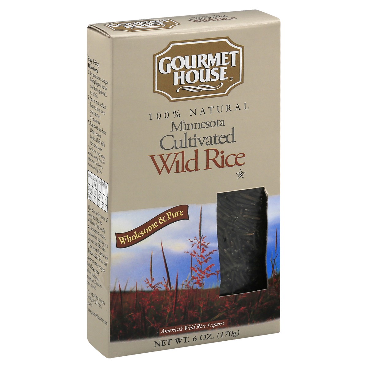 slide 9 of 13, Gourmet House Wild Rice 6 oz, 6 oz