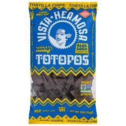 Vista Hermosa Mild Blue Corn Tortilla Chips 9 oz