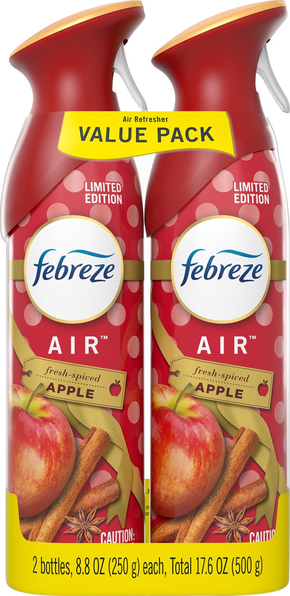 slide 1 of 7, Febreze Air Value Pack Fresh-Spiced Apple Air Refresher 2 ea, 2 ct