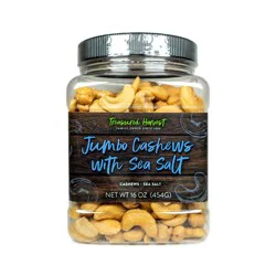 Treasured Harvest Jumbo Cashews with Sea Salt