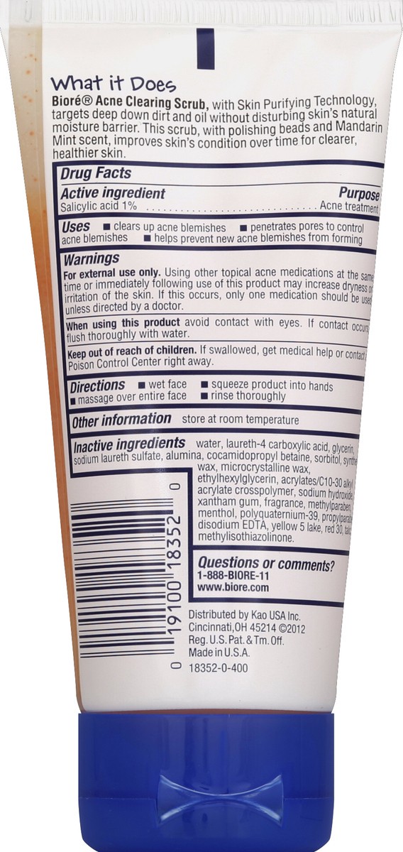 slide 2 of 3, Biore Scrub 5.63 oz, 5.63 oz