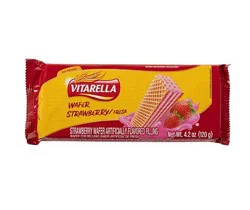Vitarella Strawberry Wafers, 4.2 oz