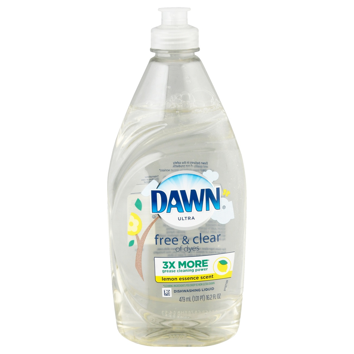 slide 1 of 9, Dawn Pure Essentials Dishwashing Liquid Dish Soap Lemon Essence, 16.2 fl oz