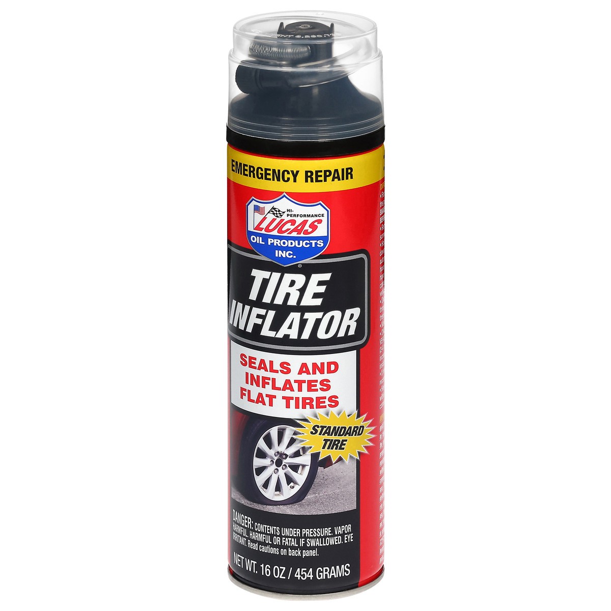 slide 2 of 12, Lucas Emergency Repair Tire Inflator 16 oz, 16 oz