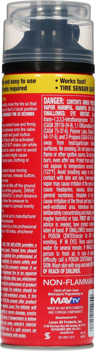 slide 3 of 12, Lucas Emergency Repair Tire Inflator 16 oz, 16 oz