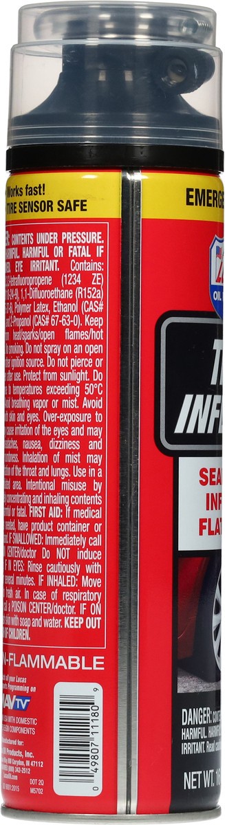 slide 8 of 12, Lucas Emergency Repair Tire Inflator 16 oz, 16 oz